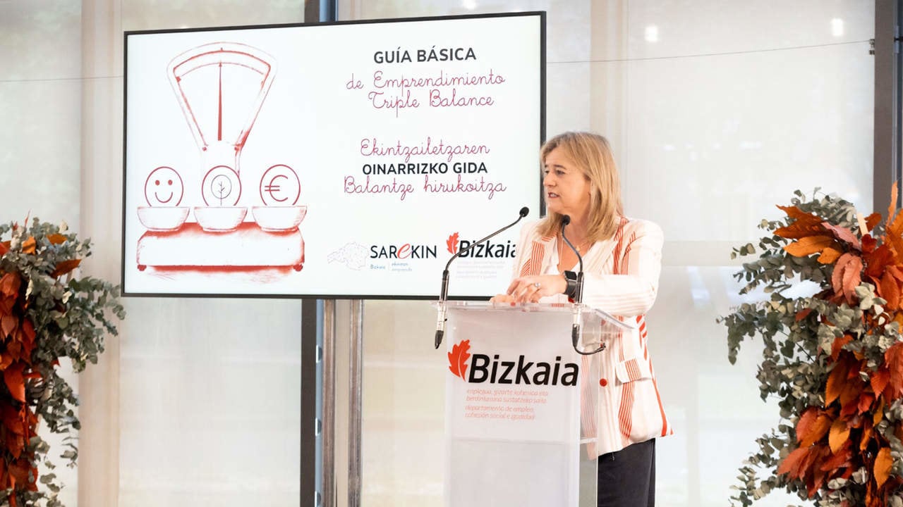 Presentada en Vizcaya la Guía Básica Triple Balance para emprender con un propósito sostenible.